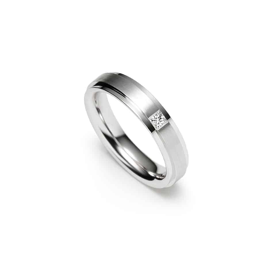 Cut Edge Christian Bauer Diamond Wedding Band Ring 241180-11307 - Cut Edge Christian Bauer Diamond Wedding Band Ring