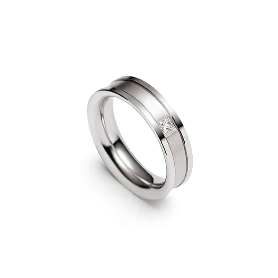 Christian Bauer Princess Cut Wedding Band Ring 241433-108454 - Christian Bauer Princess Cut Wedding Band Ring