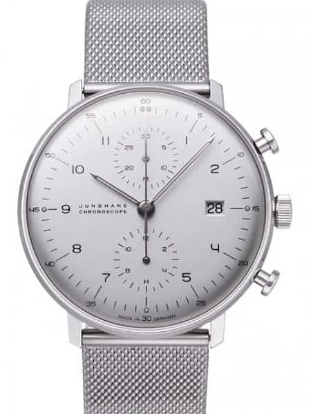 Junghans Max Bill Chronoscope Mens Watch 27400344 - Junghans Max Bill Chronoscope Mens Watch