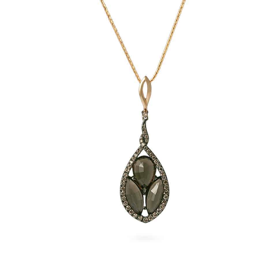 18ct Gold Cocktail Pendant 20901 - 18ct Gold Cocktail Pendant