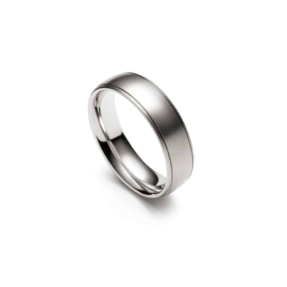 Twin Groove Christian Bauer Wedding Band Ring 273888-9218 - Twin Groove Christian Bauer Wedding Band Ring