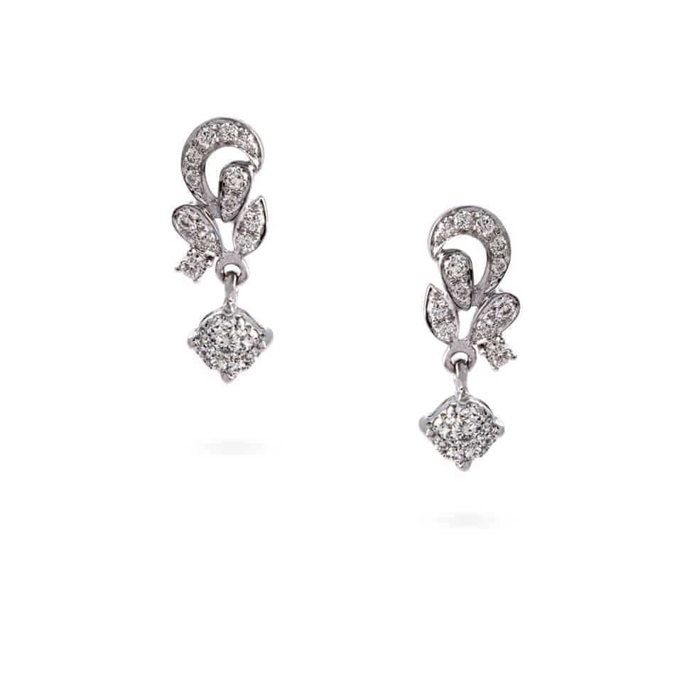 18ct White Gold Earrings 22908 - 18ct White Gold Earrings