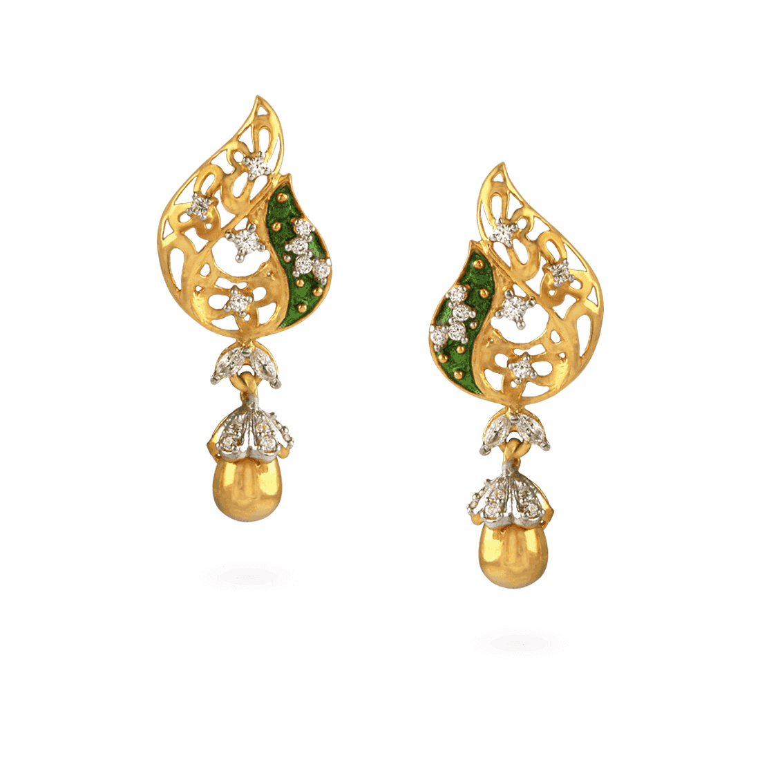 22ct Gold Earrings 21411 - 22ct Gold Earrings