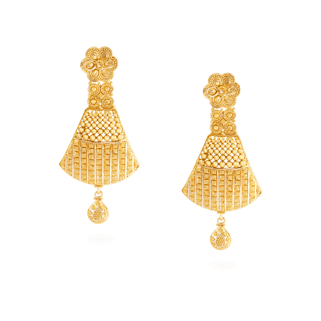 22ct Gold Earrings 22842 - 22ct Gold Earrings