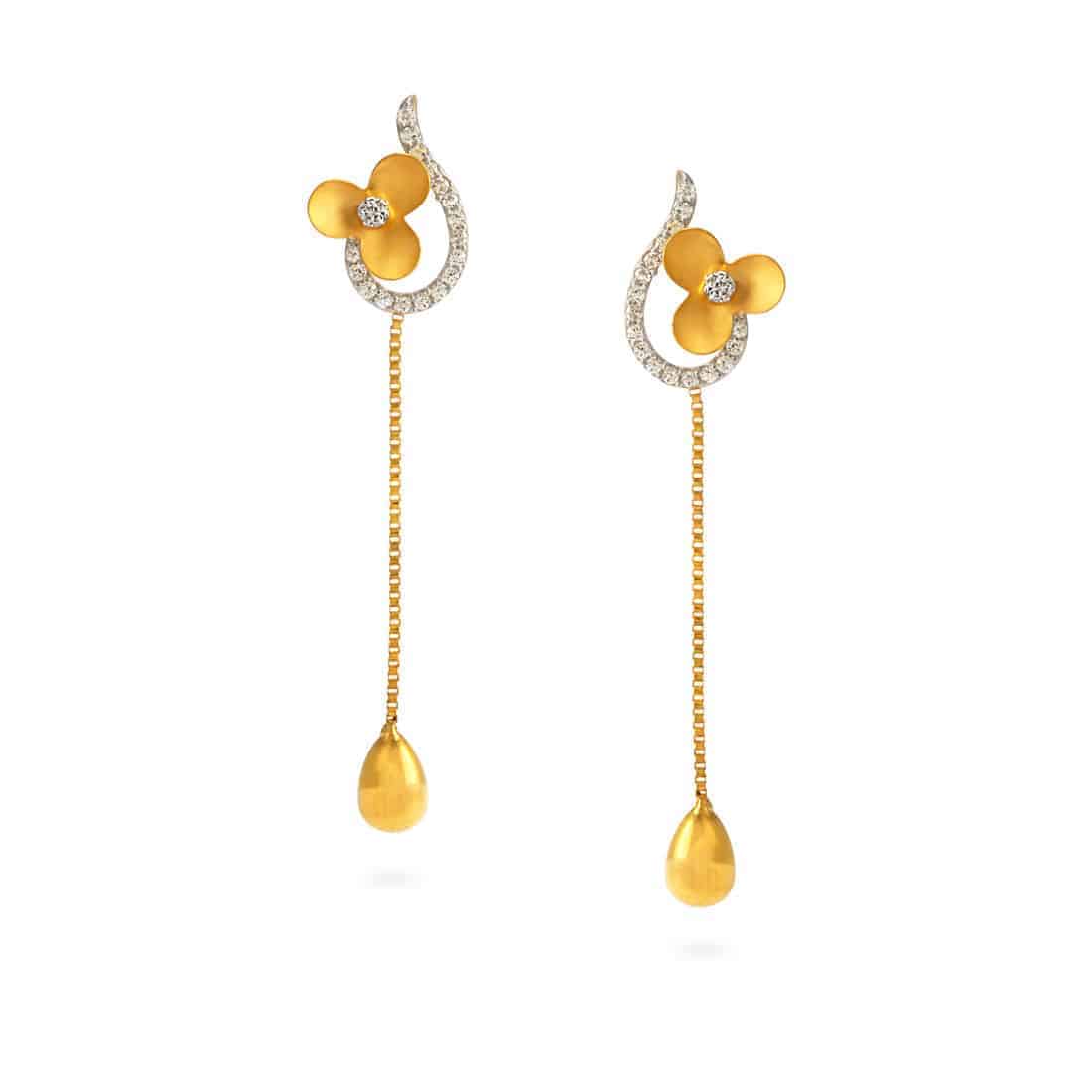 22ct Gold Earrings 23408 - 22ct Gold Earrings