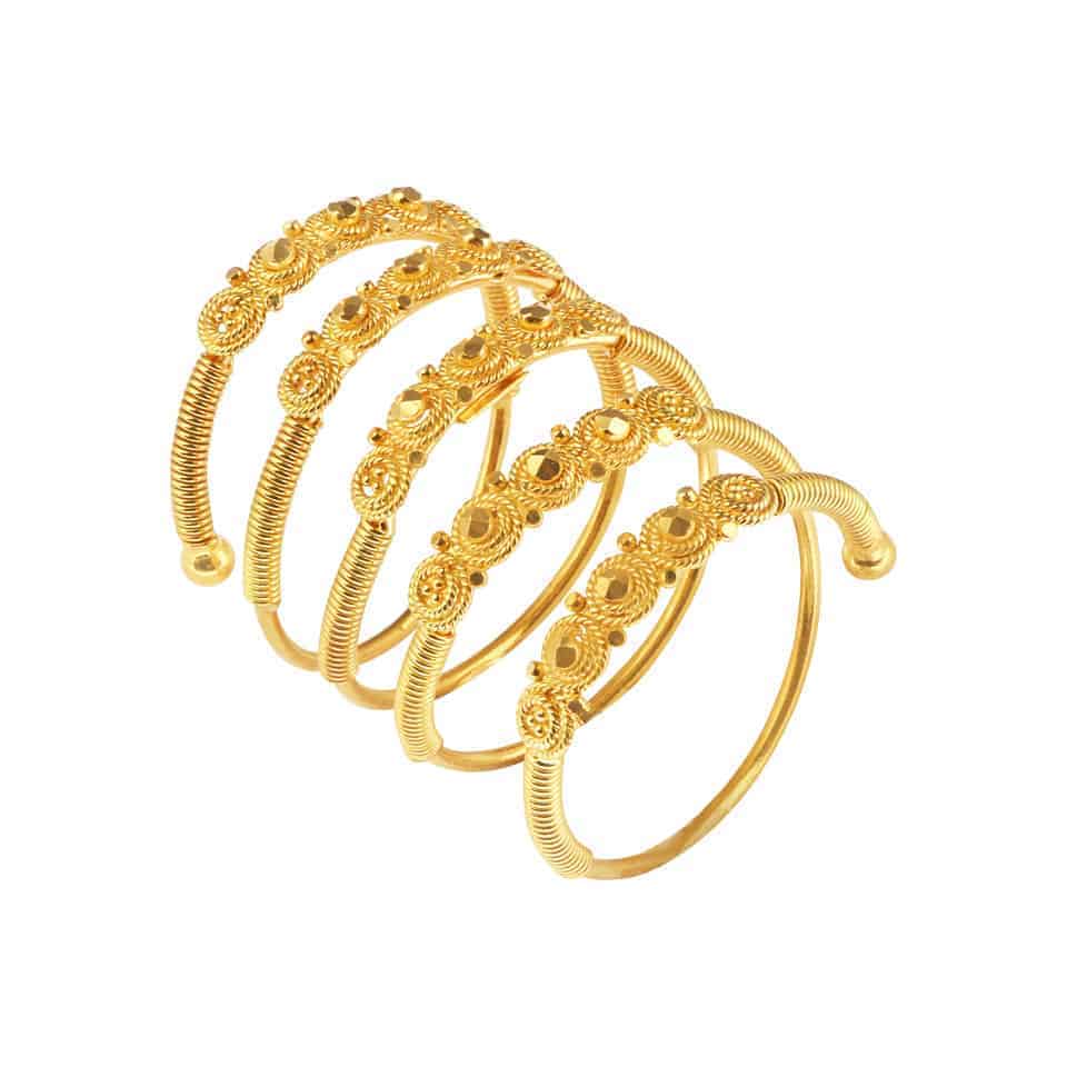 Jali 22ct Gold Filigree Ring 24194 - Jali 22ct Gold Filigree Ring