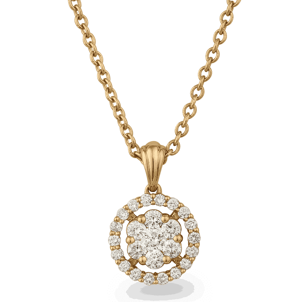18ct Diamond Pendant 25700 - 18ct Diamond Pendant