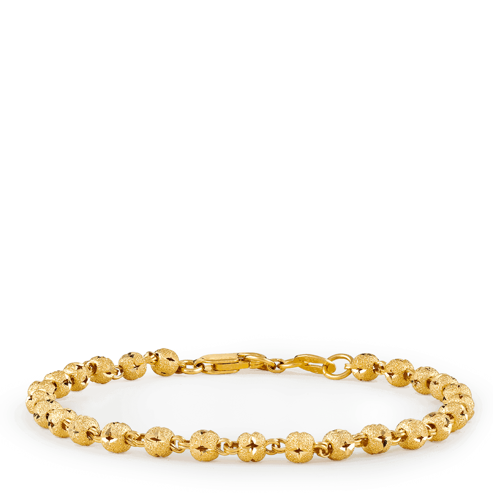 22ct Gold Sparkel Bracelet 30398 - 22ct Gold Sparkel Bracelet