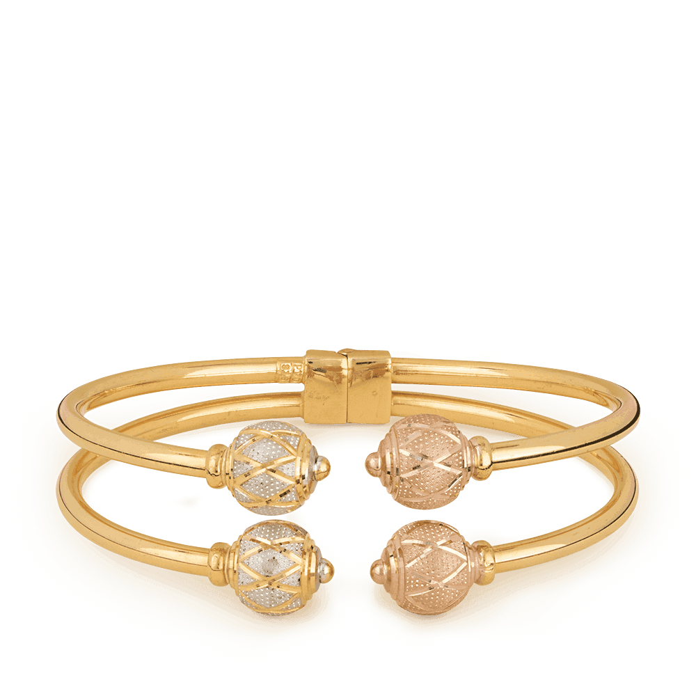 22ct Gold SPARKLE Bangle Bracelet 26866 - 22ct Gold SPARKLE Bangle Bracelet