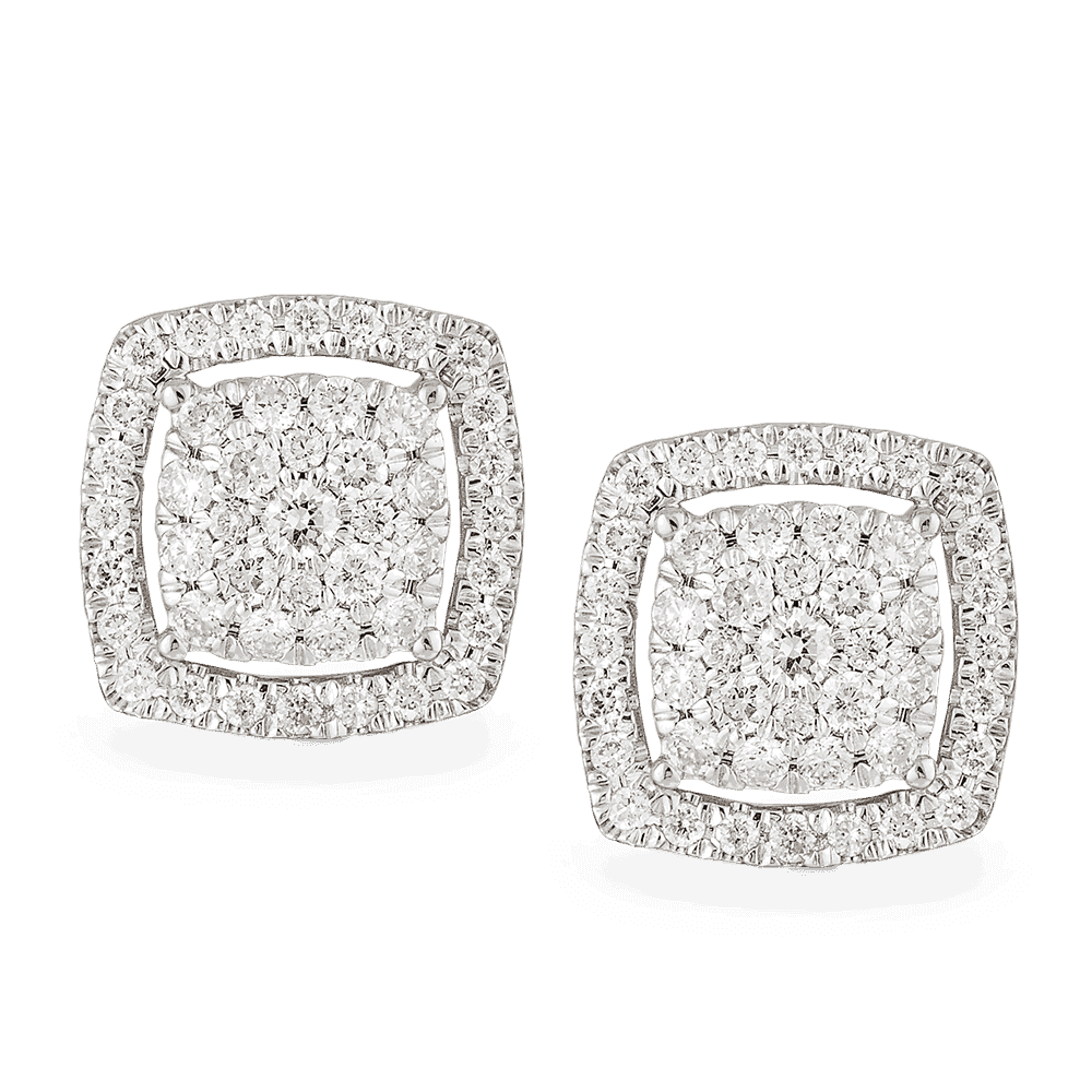 18ct Gold Diamond Earstuds 26988 - 18ct Gold Diamond Earstuds