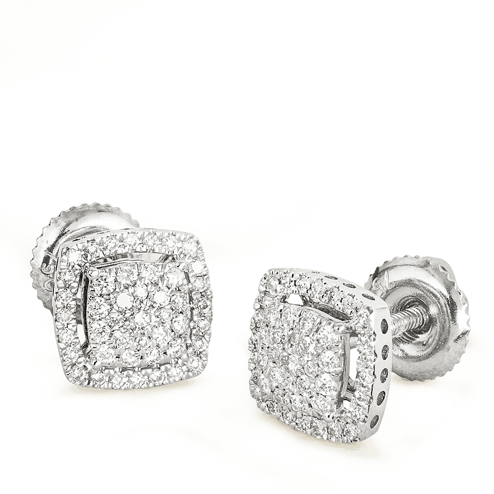 18ct Gold Diamond Earstuds 26988 - 18ct Gold Diamond Earstuds