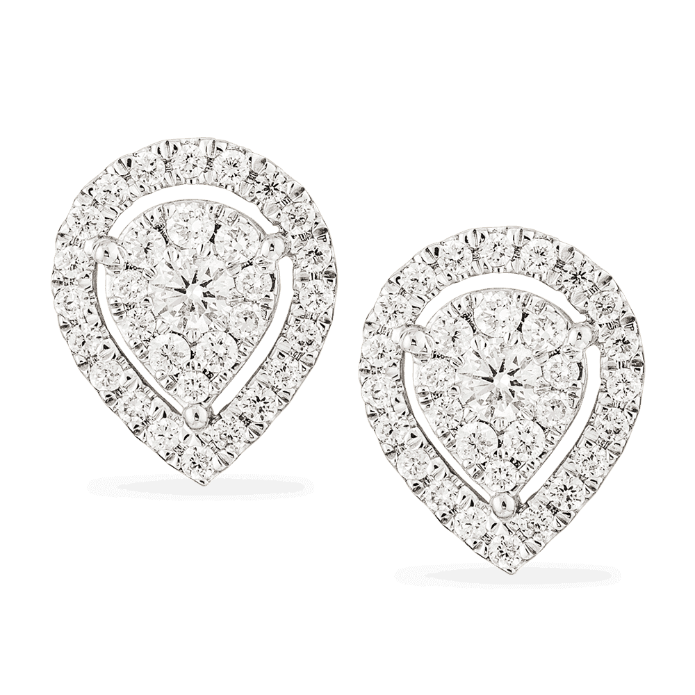 18ct Gold Diamond Earstuds 26988 - 18ct Gold Diamond Earstuds