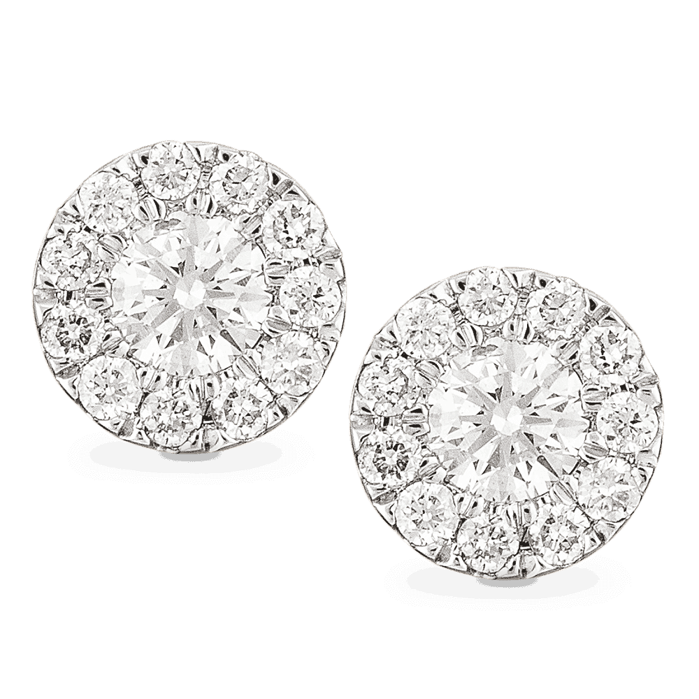 18ct Gold Diamond Earstuds 26988 - 18ct Gold Diamond Earstuds