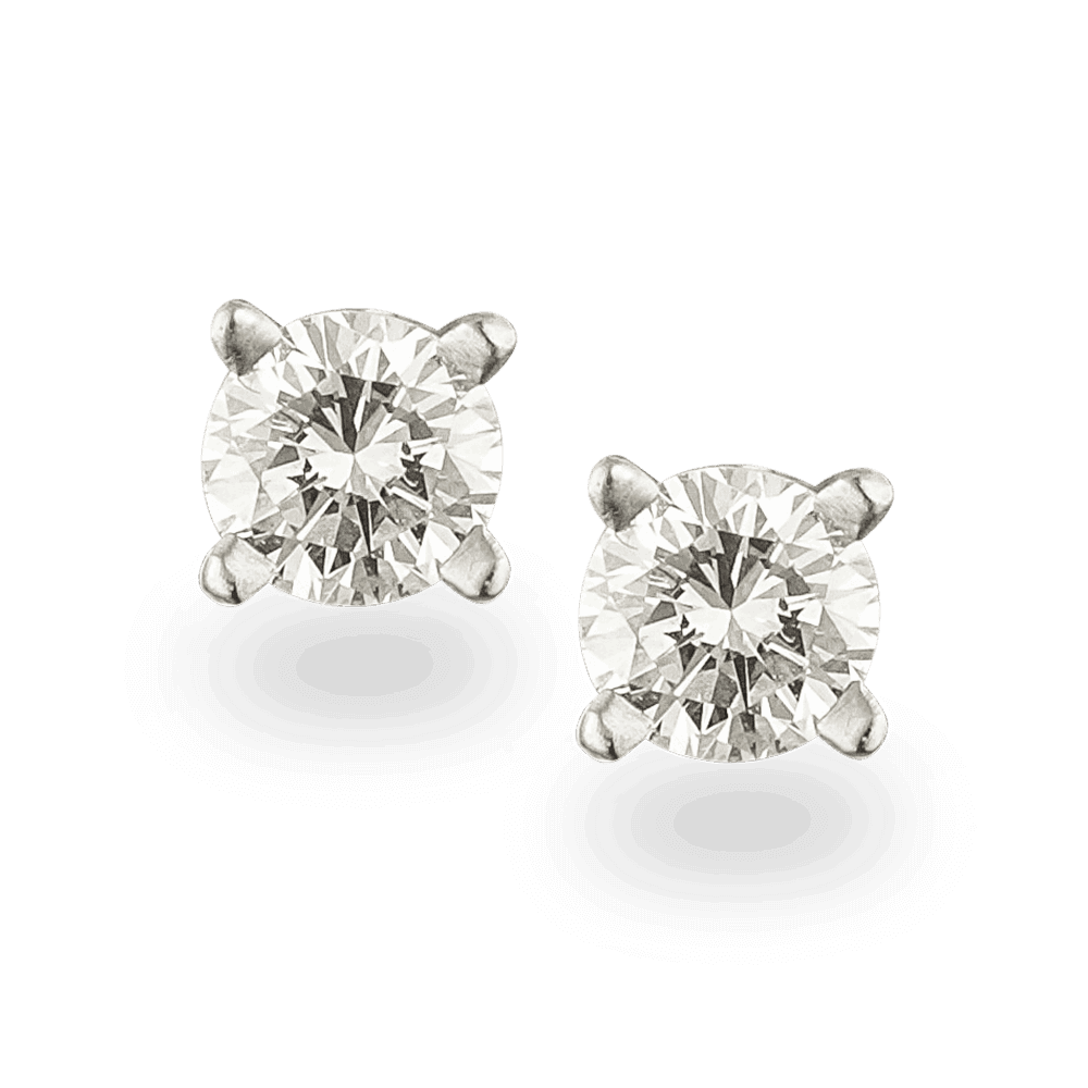 Solitaire Earrings - Solitaire Earrings