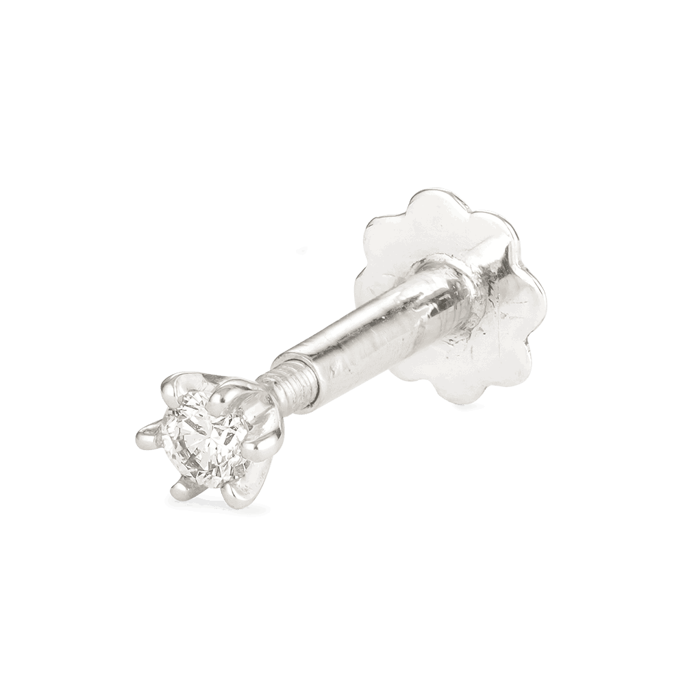 18ct Diamond Nose Pin 24242 - 18ct Diamond Nose Pin