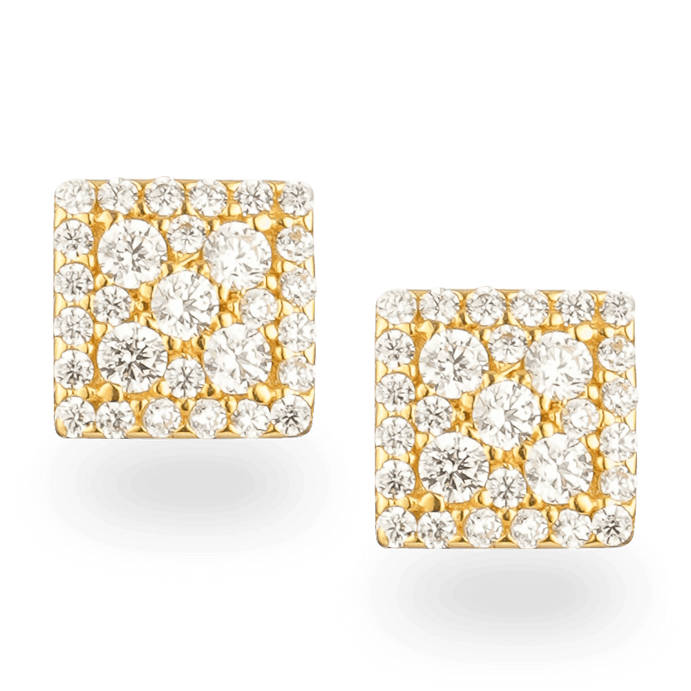 22ct Gold Stud Earring 26300 - 22ct Gold Stud Earring