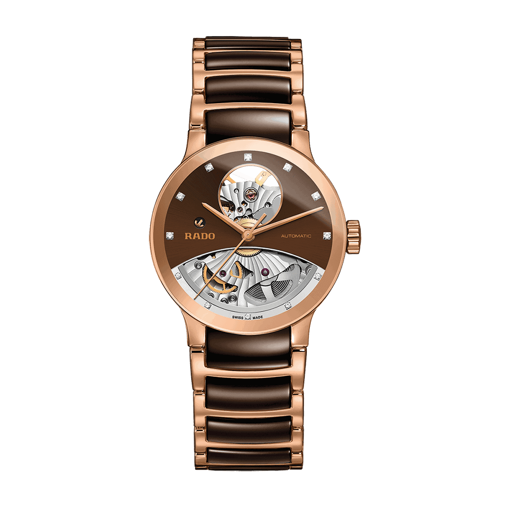 Rado Centrix Automatic Open Heart Ladies Watch - Rado Centrix Automatic Open Heart Ladies Watch