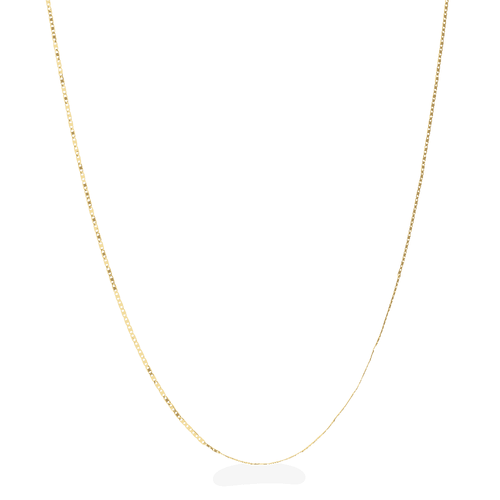 16 Inches Flat Chain in 22ct Yellow Gold 23509 - 16 Inches Flat Chain in 22ct Yellow Gold