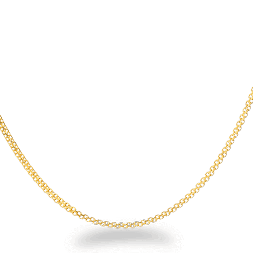 18 Inches Flat Chain in 22ct Yellow Gold 25953 - 18 Inches Flat Chain in 22ct Yellow Gold