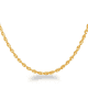16 Inches Rope Chain in 22ct Yellow Gold