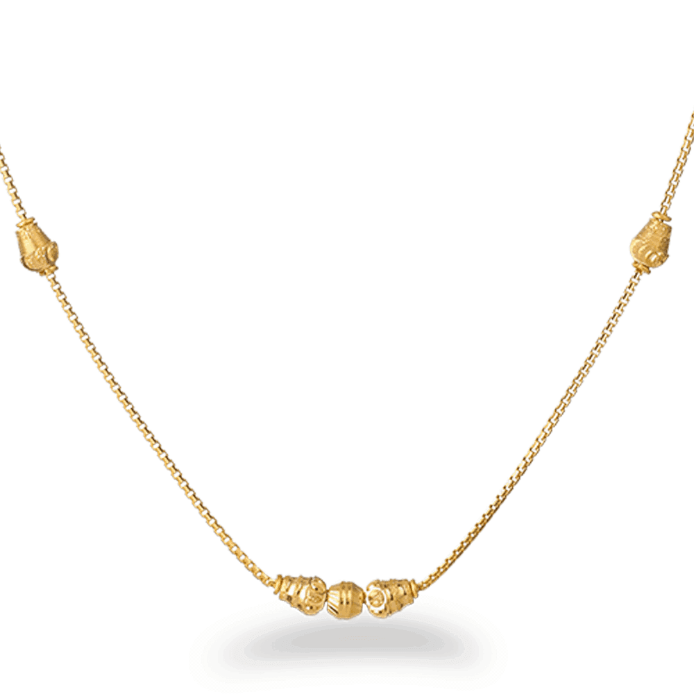 22ct Gold Choker Necklace 26532 - 22ct Gold Choker Necklace