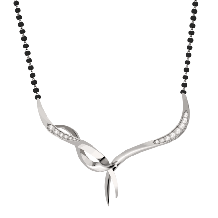 Vinyasa Collection 18ct White Gold Earring
