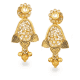 22ct Gold Polki Earring