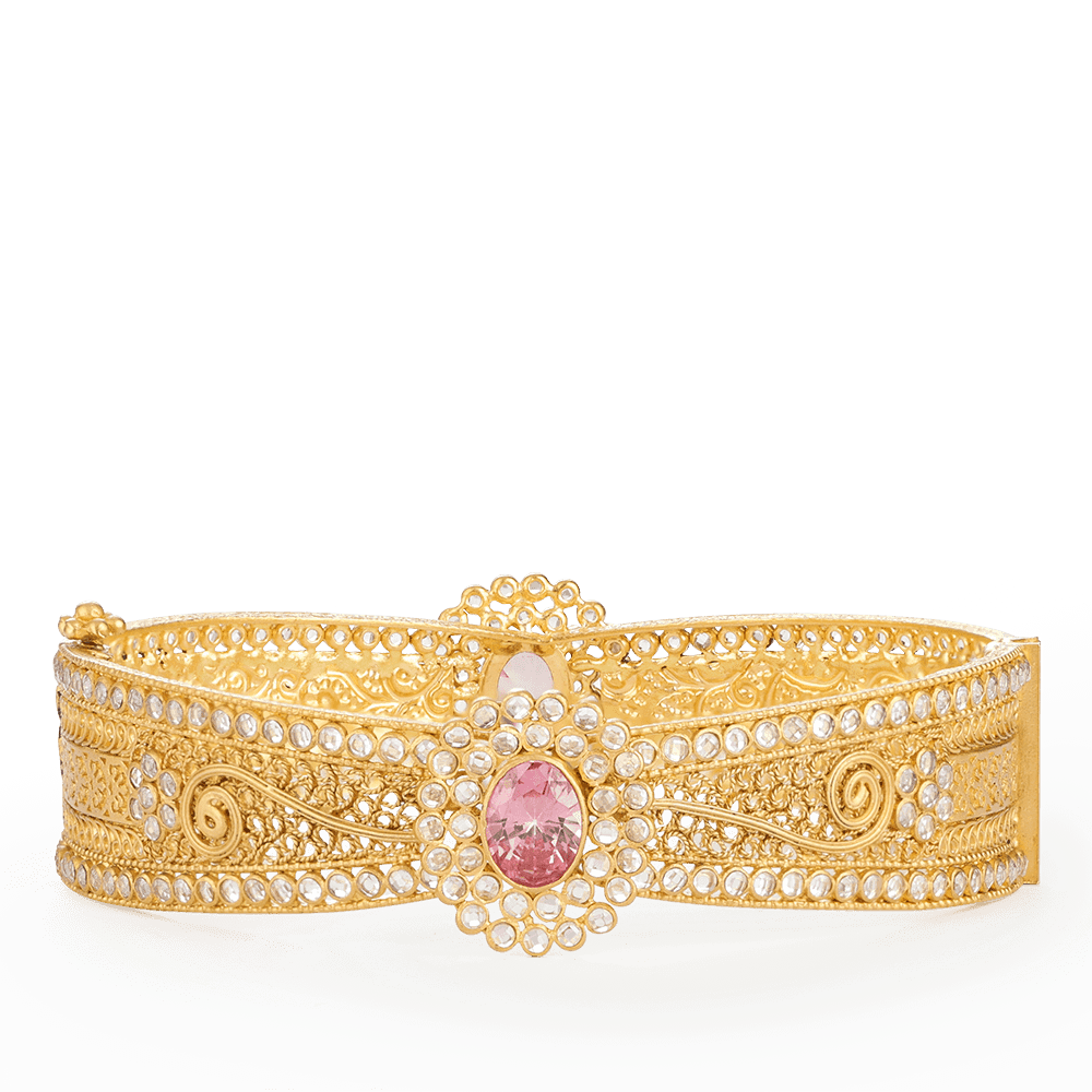 22ct Gold Heart charm Bracelet 27952 , 27953 - 22ct Gold Heart charm Bracelet