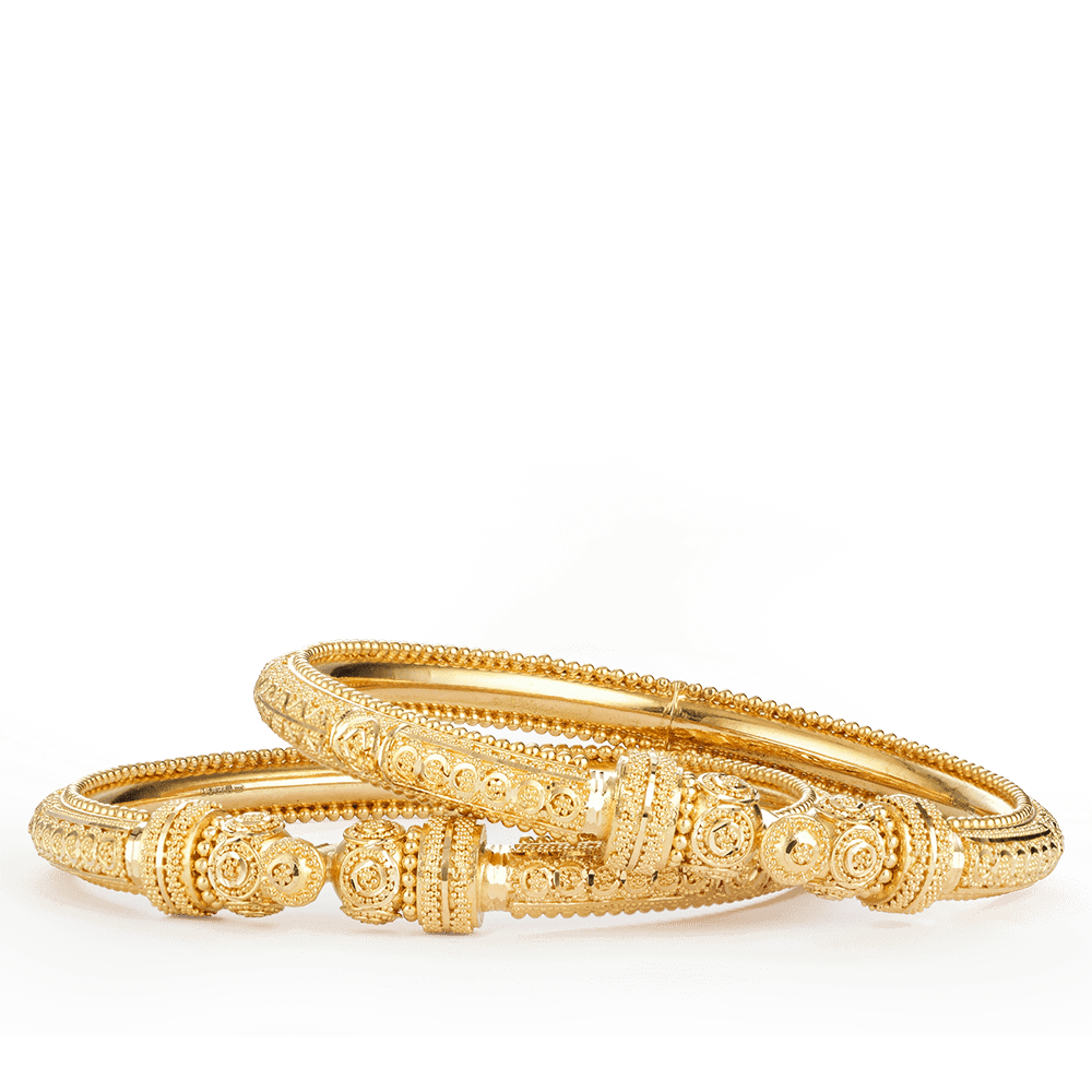 22ct Gold Heart charm Bracelet 27952 - 22ct Gold Heart charm Bracelet