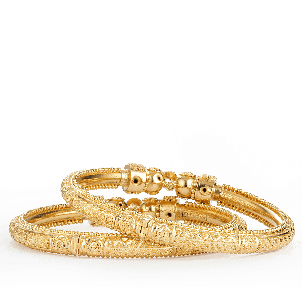 22ct Gold Heart charm Bracelet 27952 - 22ct Gold Heart charm Bracelet