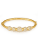 22ct Gold Sparkle Bangle Bracelet
