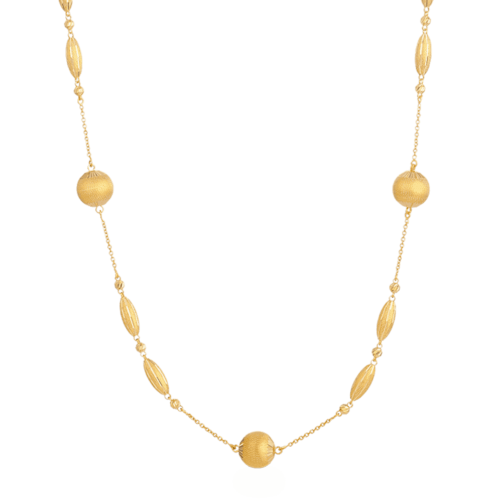 22ct Gold Sparkle Necklace 27440 - 22ct Gold Sparkle Necklace