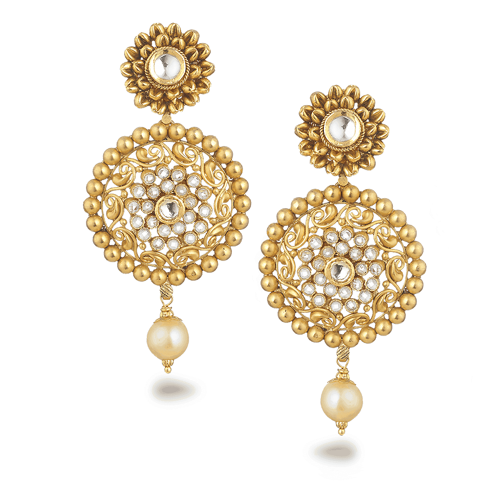 22ct Gold Armari Earrings 27573 - 22ct Gold Armari Earrings
