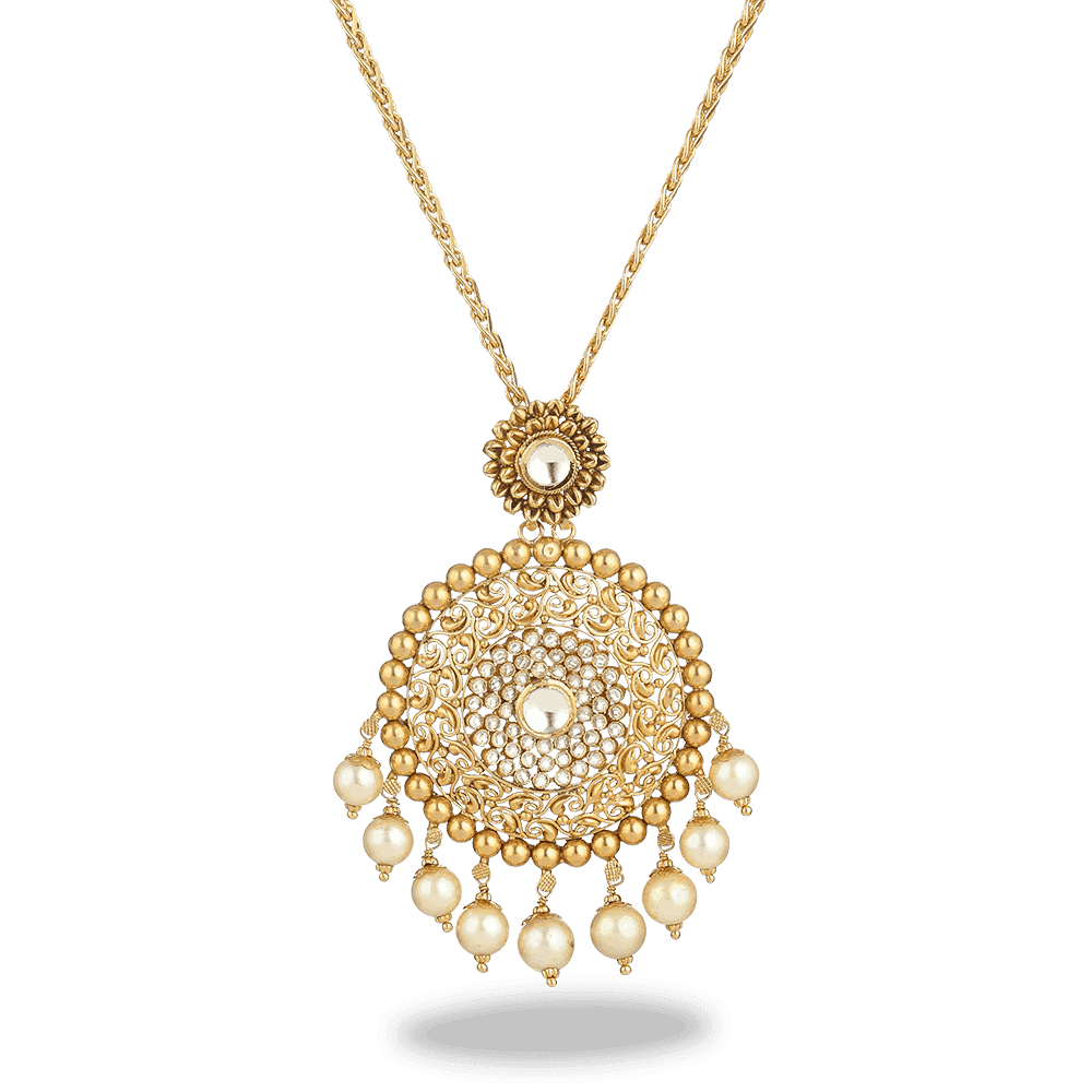 22ct Gold Armari Pendant With Chain 27602 - 22ct Gold Armari Pendant With Chain
