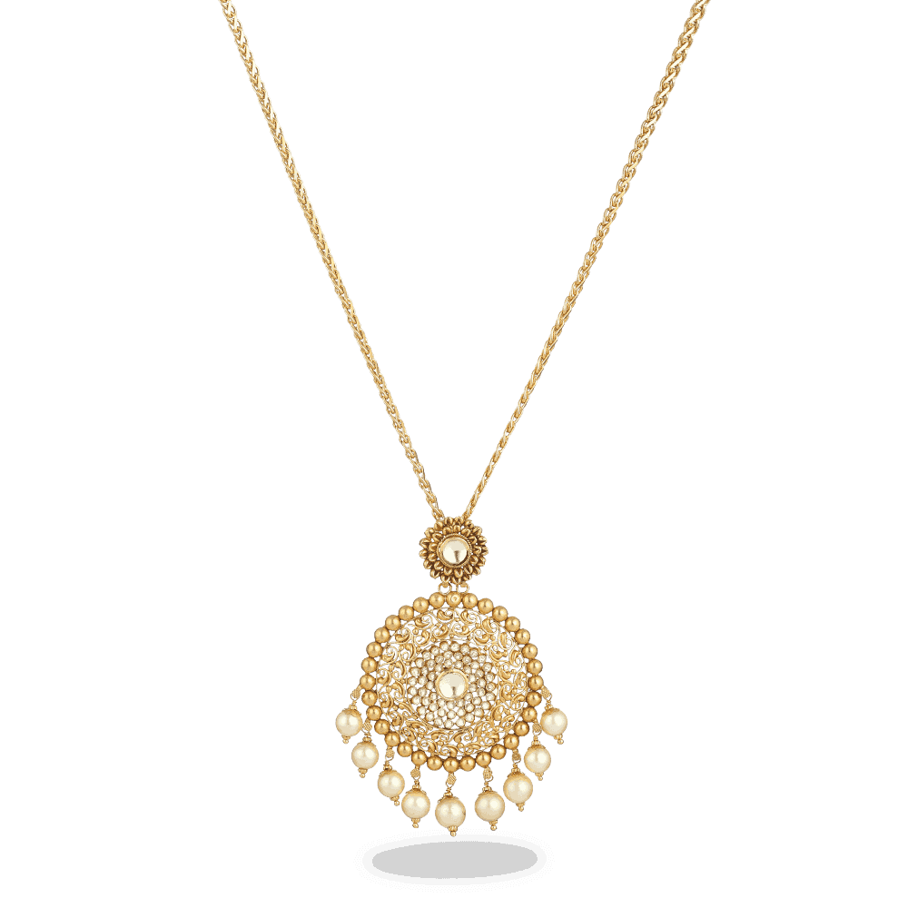 22ct Gold Armari Pendant With Chain 27602 - 22ct Gold Armari Pendant With Chain
