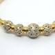 22ct Gold Sparkle Bangle Bracelet