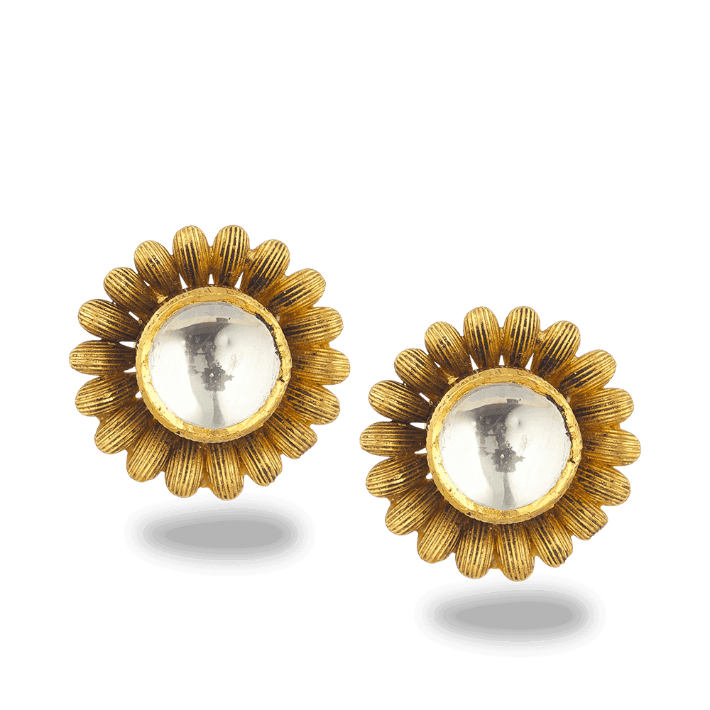 22ct Gold Armari Stud Earring 27616 - 22ct Gold Armari Stud Earring