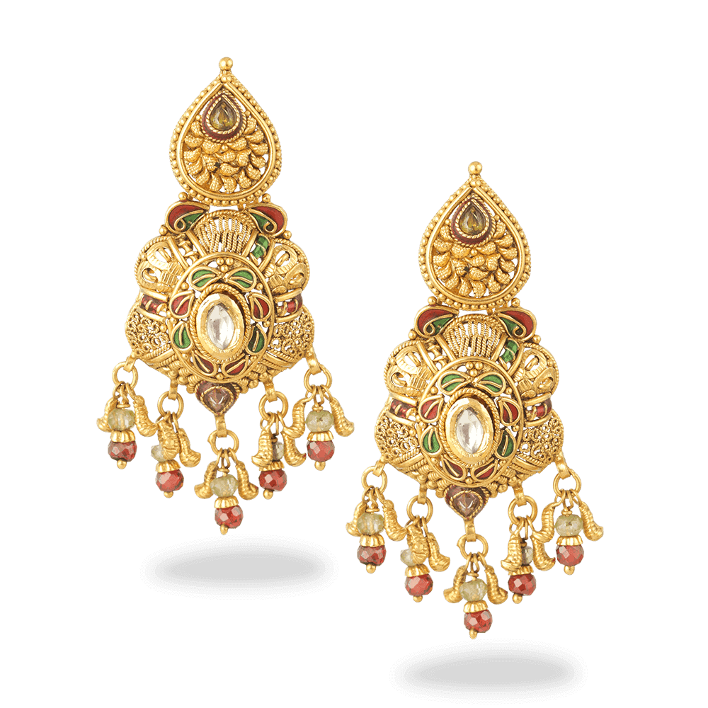 22ct Gold Earring 27608 - 22ct Gold Earring