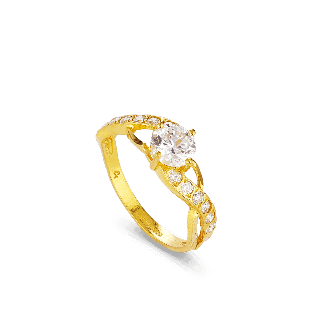 22ct Gold Ladies Ring - 22ct Gold Ladies Ring