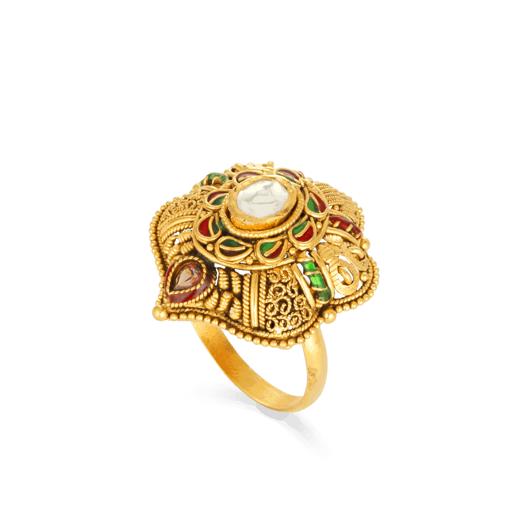 22ct Gold Ladies Ring 27612 - 22ct Gold Ladies Ring