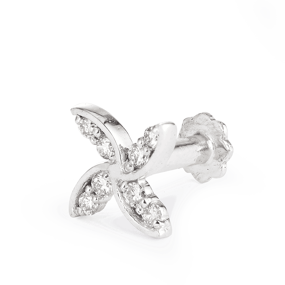 Diamond Nose Stud Indian 28105 - Diamond Nose Stud Indian