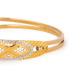22ct Gold Kada Fancy Modern Bangle