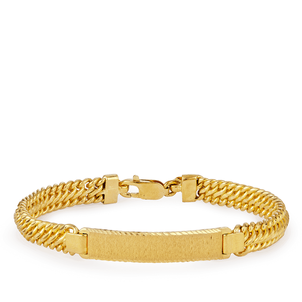 18ct Gold Men's Bracelet 19387 - 18ct Gold Men's Bracelet