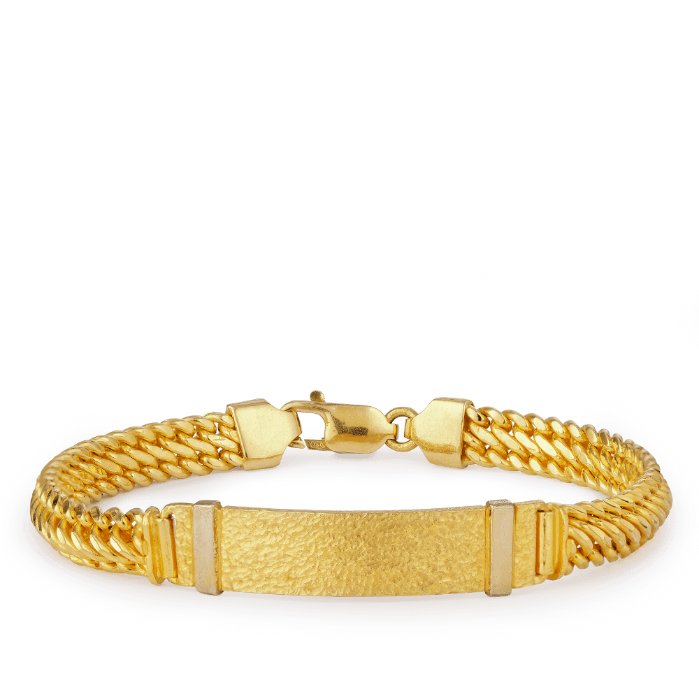 18ct Gold Men's Bracelet 19388 - 18ct Gold Men's Bracelet