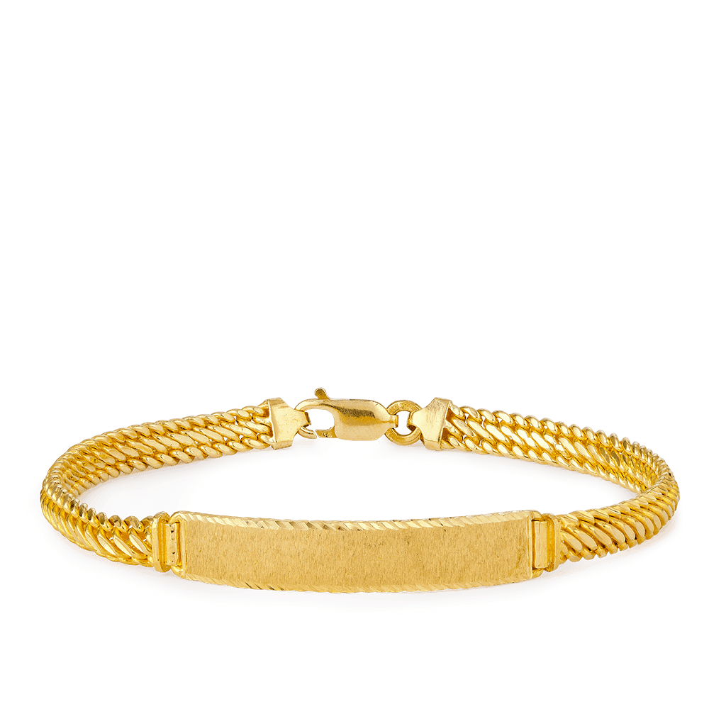 18ct Gold Men's Bracelet 19390 - 18ct Gold Men's Bracelet