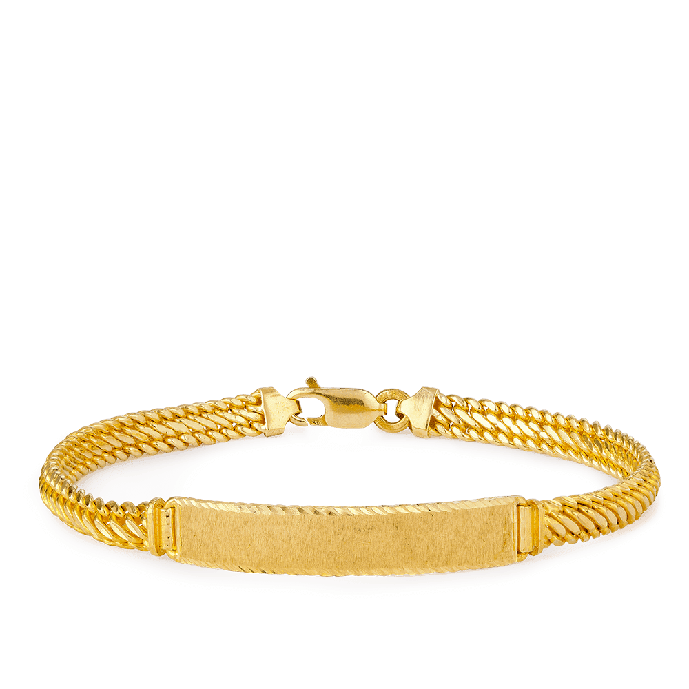 18ct Gold Men's Bracelet - £1700.00 (SKU:19390)