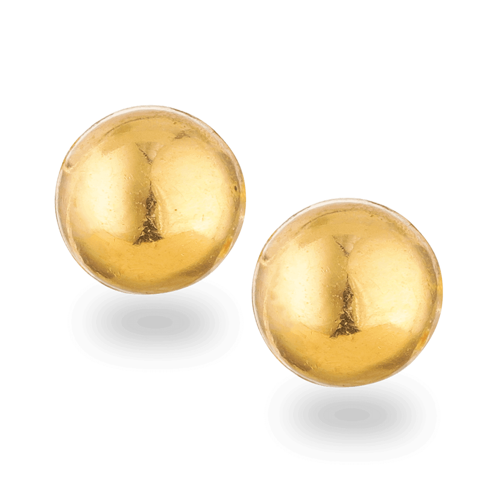 22ct Gold Stud Earring 100.00.00 SKU 24838