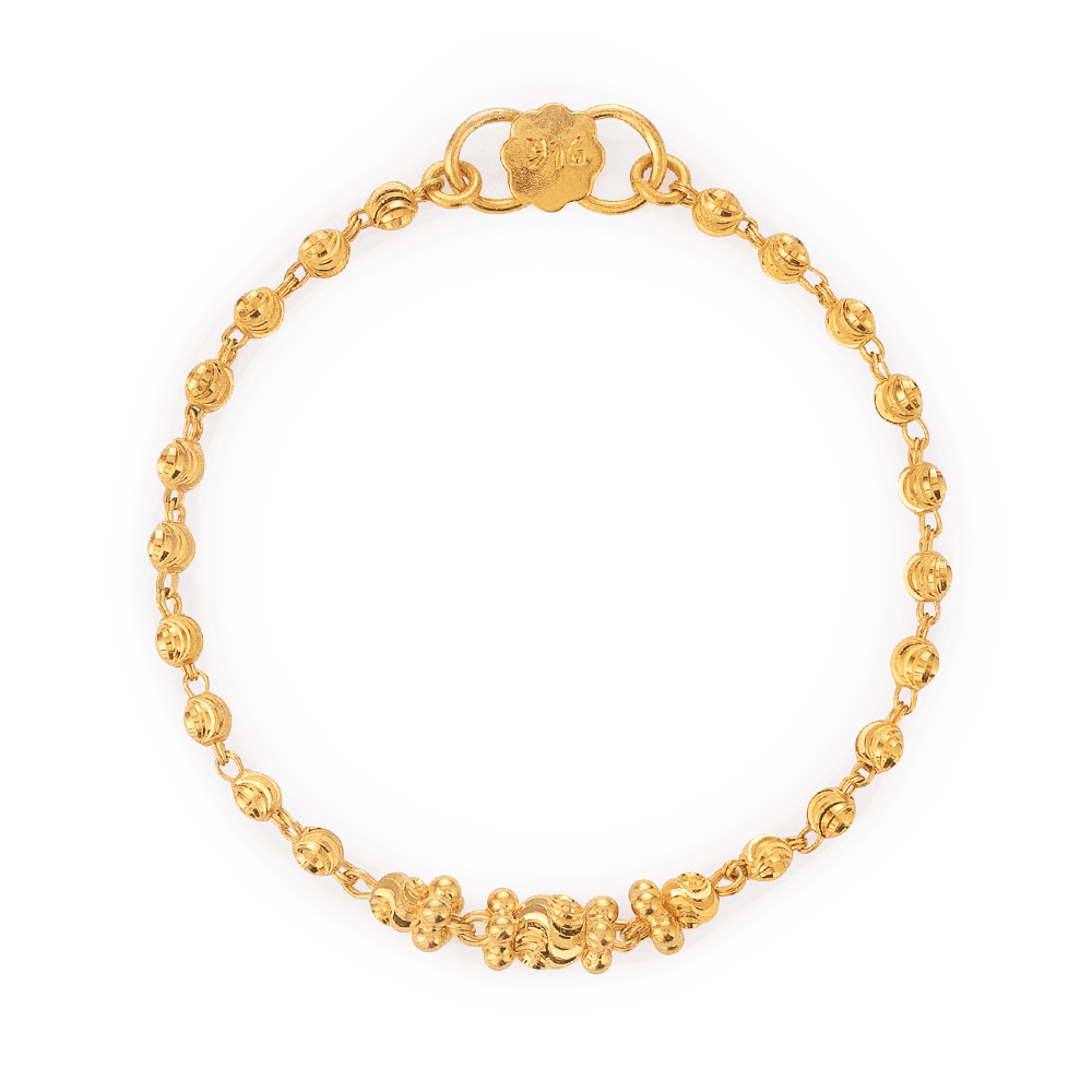 22ct Gold Baby Bracelet 26918 - 22ct Gold Baby Bracelet