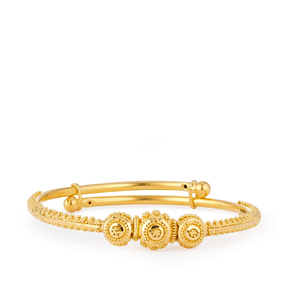 22ct Gold Baby Bangle - £450.00 (SKU:28065)