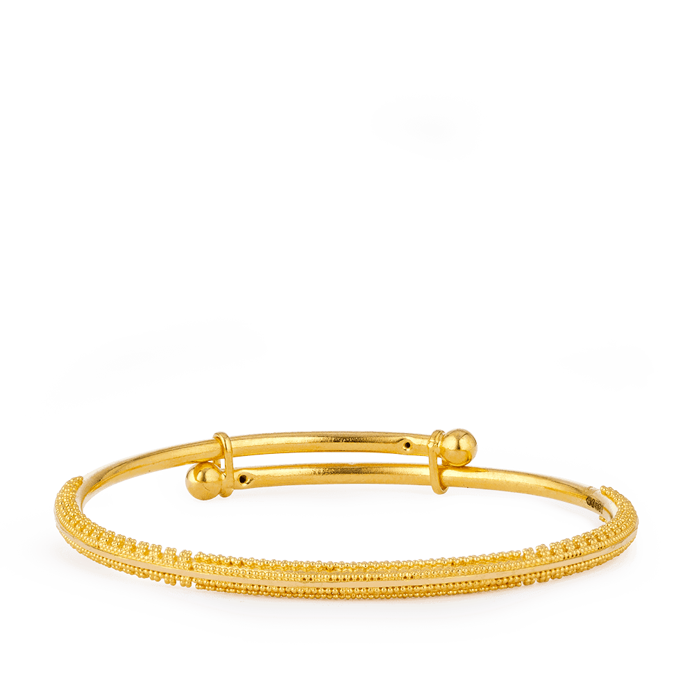 22ct Gold Baby Bangle - £340.00 (SKU:28071)